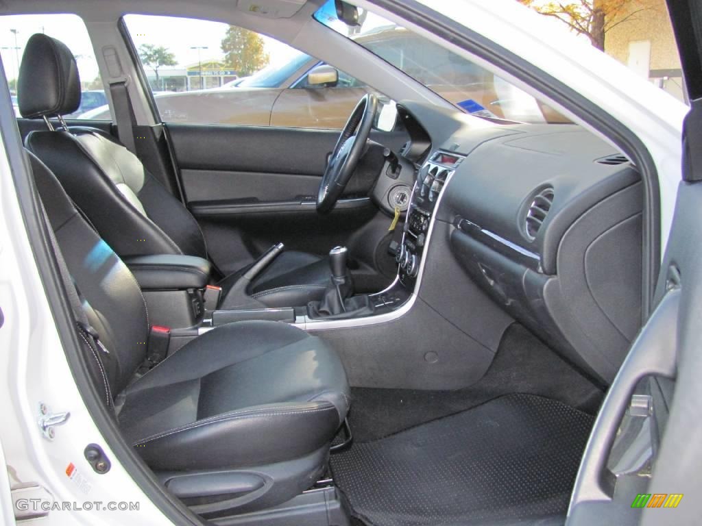 2006 MAZDA6 MAZDASPEED6 Grand Touring - Whitewater Pearl Mica / Black photo #9