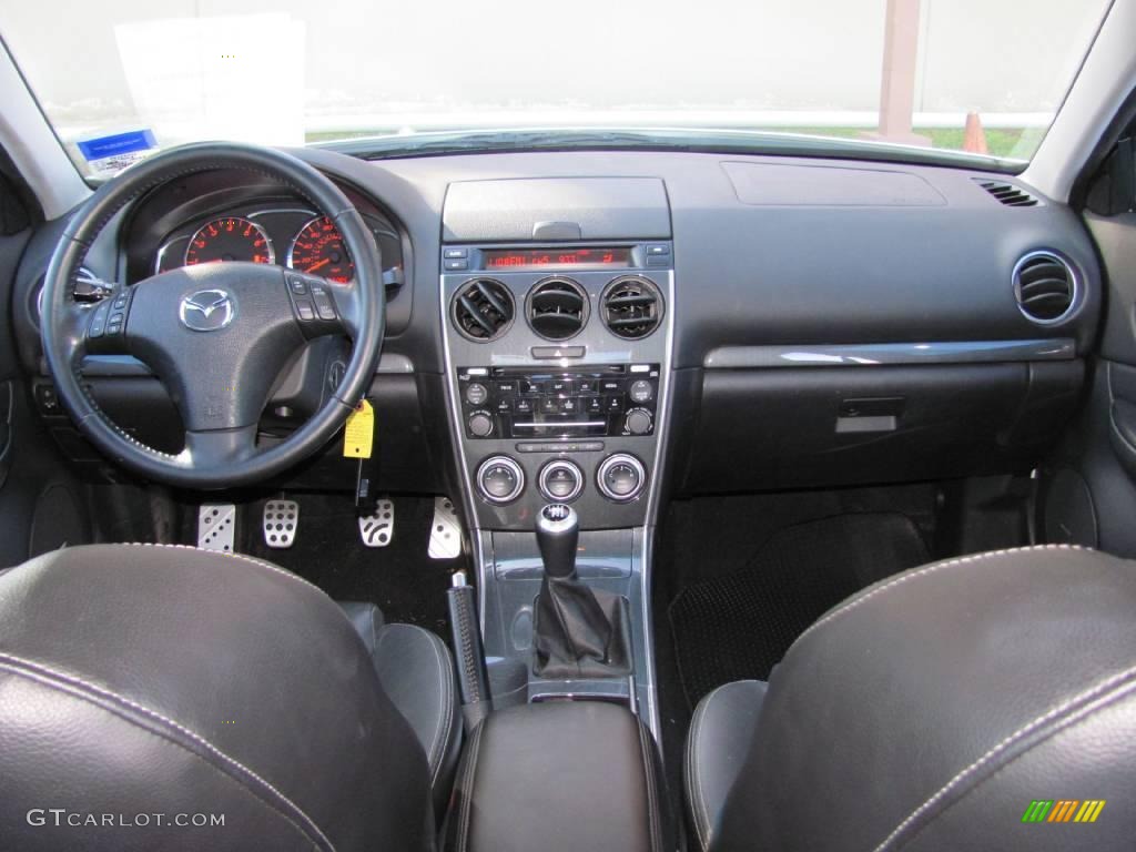 2006 MAZDA6 MAZDASPEED6 Grand Touring - Whitewater Pearl Mica / Black photo #13