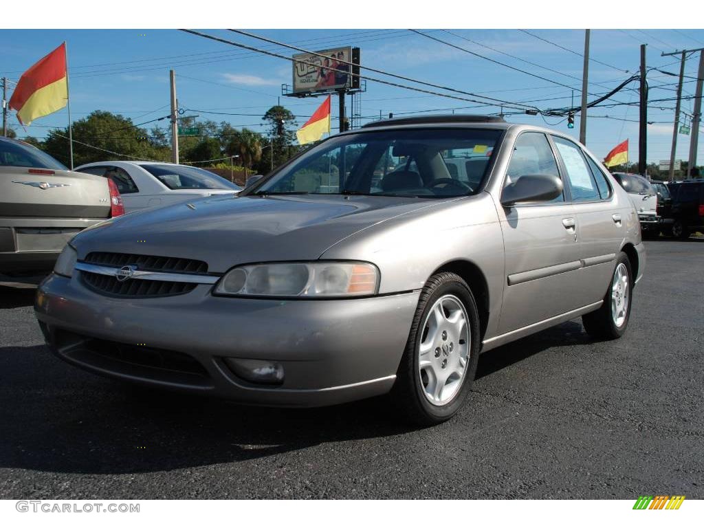 2000 Altima GLE - Brushed Pewter Metallic / Dusk Gray photo #1