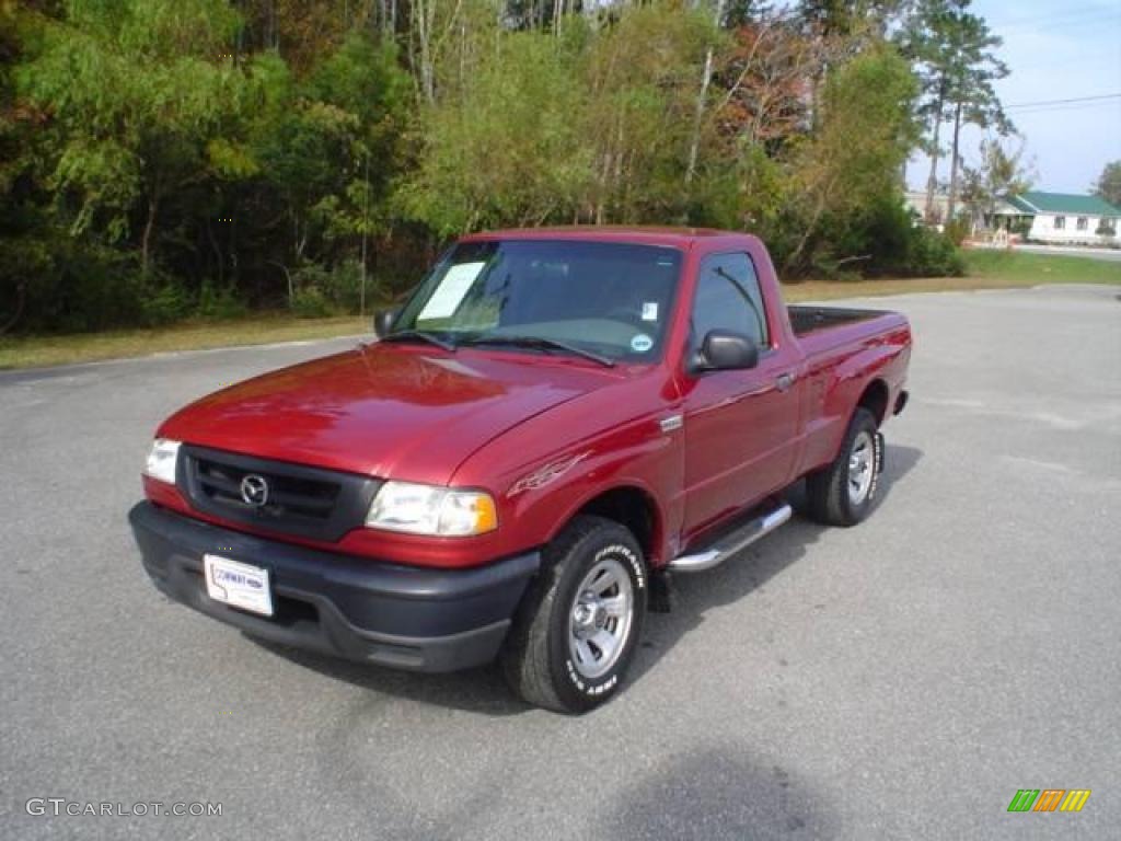 2004 B-Series Truck B2300 Regular Cab - Performance Red / Medium Dark Flint photo #1