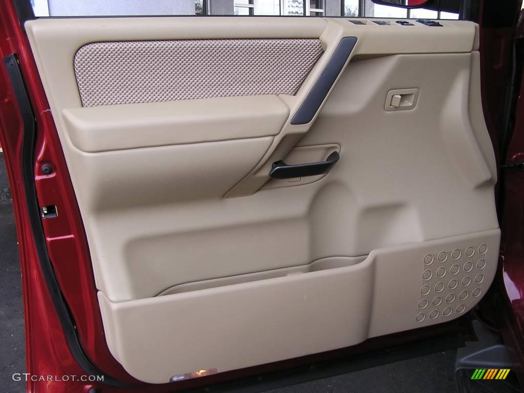2007 Armada SE 4x4 - Red Brawn / Sand photo #11