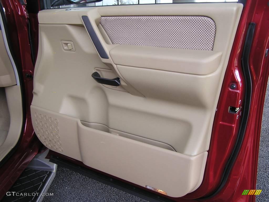 2007 Armada SE 4x4 - Red Brawn / Sand photo #13