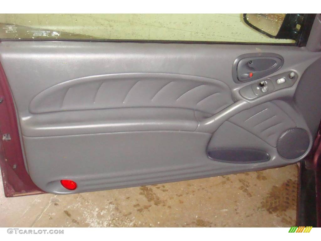 2000 Grand Am SE Coupe - Redfire Metallic / Dark Taupe photo #12