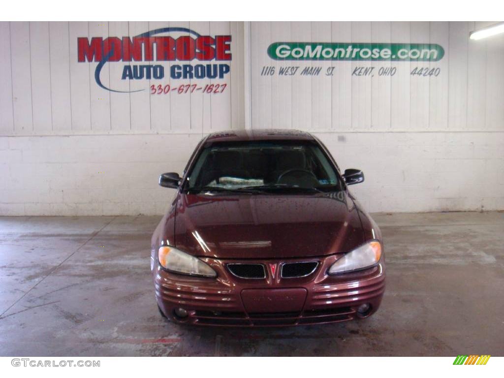 2000 Grand Am SE Coupe - Redfire Metallic / Dark Taupe photo #16