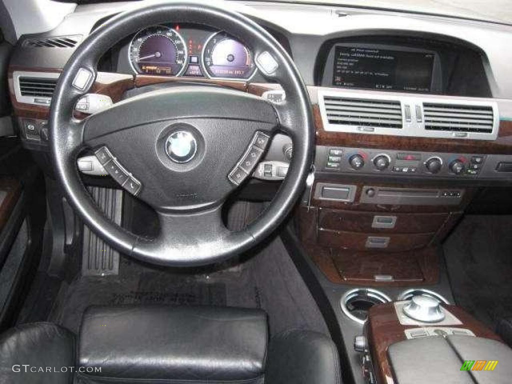 2003 7 Series 745Li Sedan - Slate Green Metallic / Black/Black photo #5