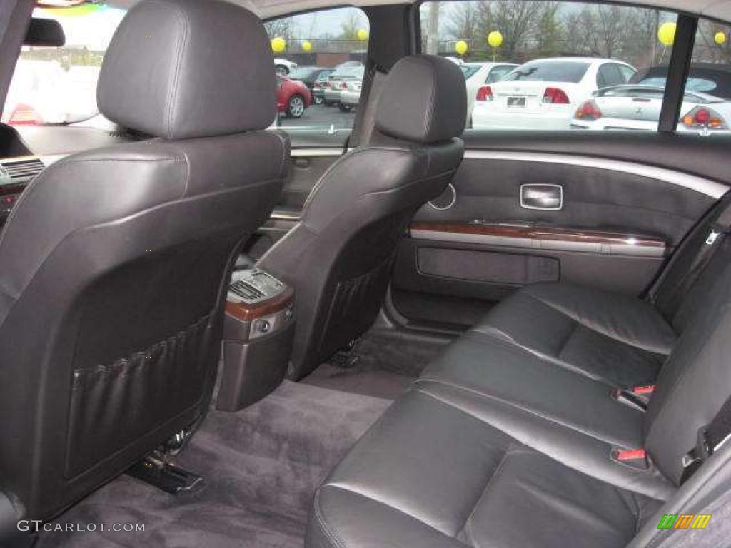 2003 7 Series 745Li Sedan - Slate Green Metallic / Black/Black photo #13