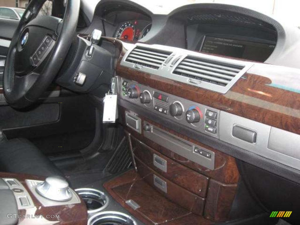2003 7 Series 745Li Sedan - Slate Green Metallic / Black/Black photo #15