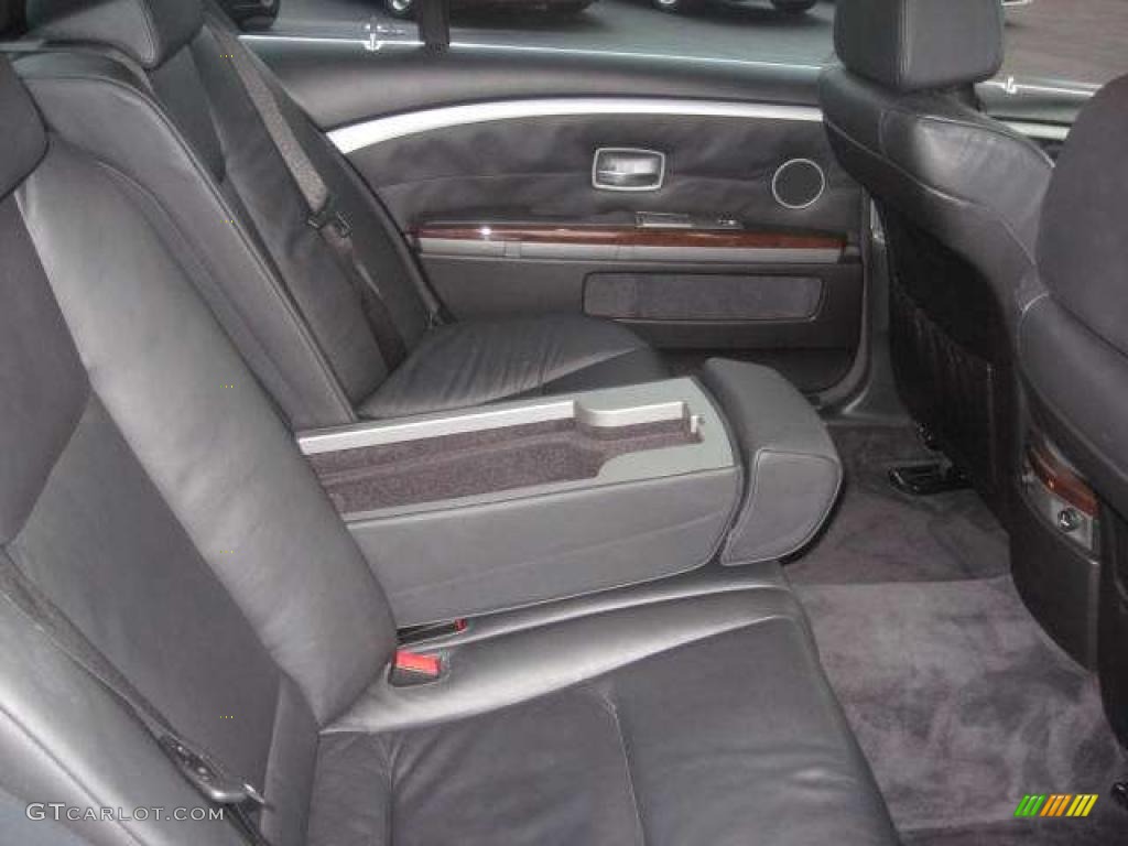 2003 7 Series 745Li Sedan - Slate Green Metallic / Black/Black photo #17