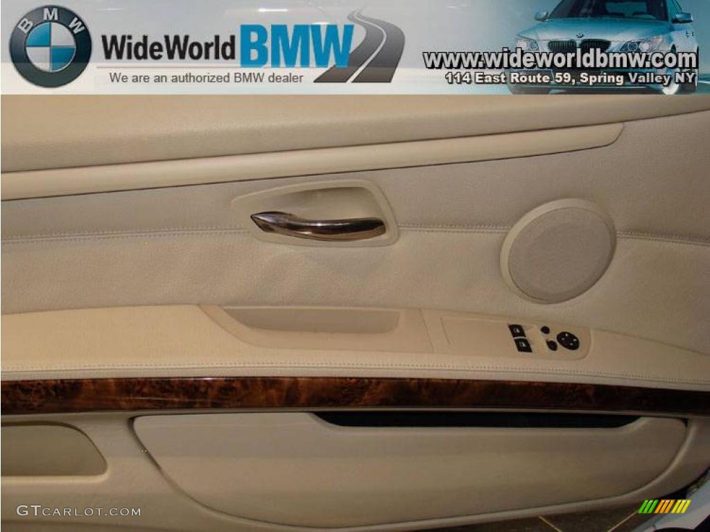 2007 3 Series 328xi Coupe - Alpine White / Cream Beige photo #6