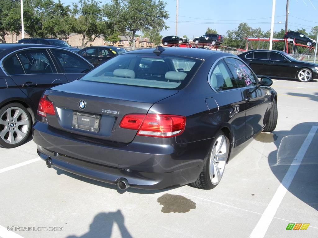 2007 3 Series 335i Coupe - Sparkling Graphite Metallic / Grey photo #3