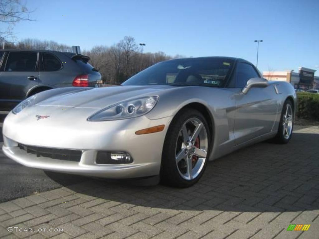 2005 Corvette Coupe - Machine Silver / Ebony photo #3