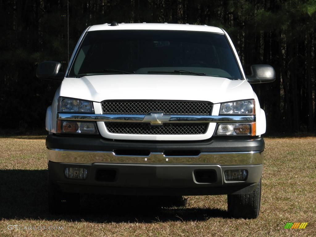 2005 Silverado 1500 Z71 Crew Cab 4x4 - Summit White / Dark Charcoal photo #4