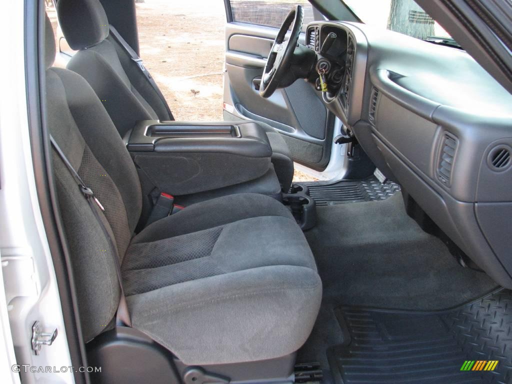 2005 Silverado 1500 Z71 Crew Cab 4x4 - Summit White / Dark Charcoal photo #13