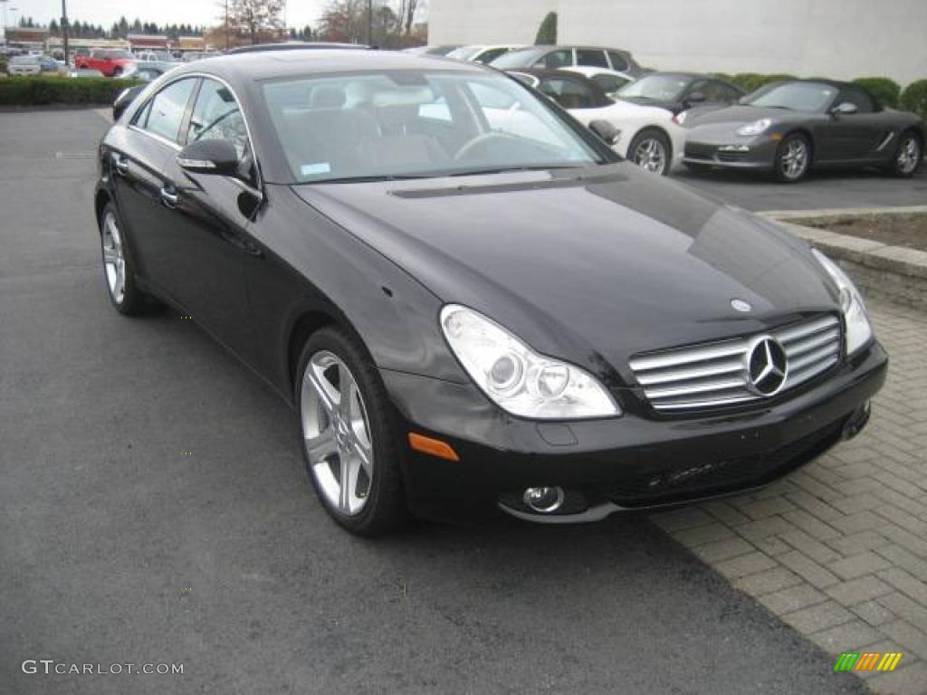 2006 CLS 500 - Black / Cashmere Beige photo #3