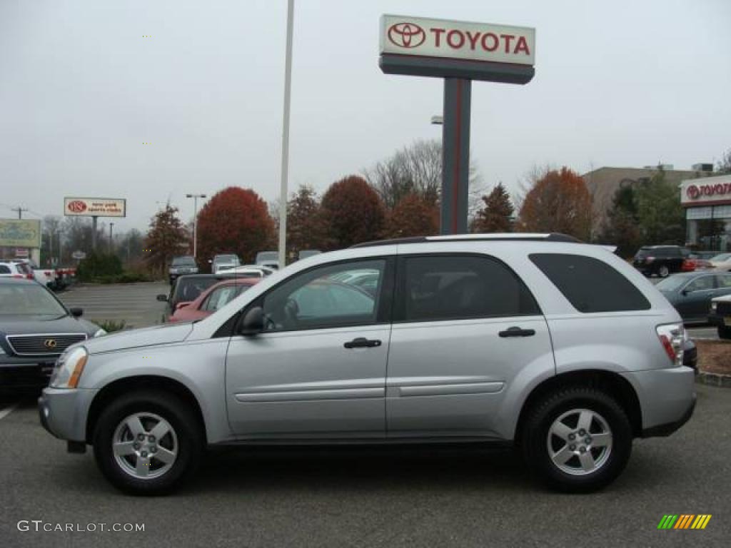 2005 Equinox LS AWD - Galaxy Silver Metallic / Light Gray photo #3