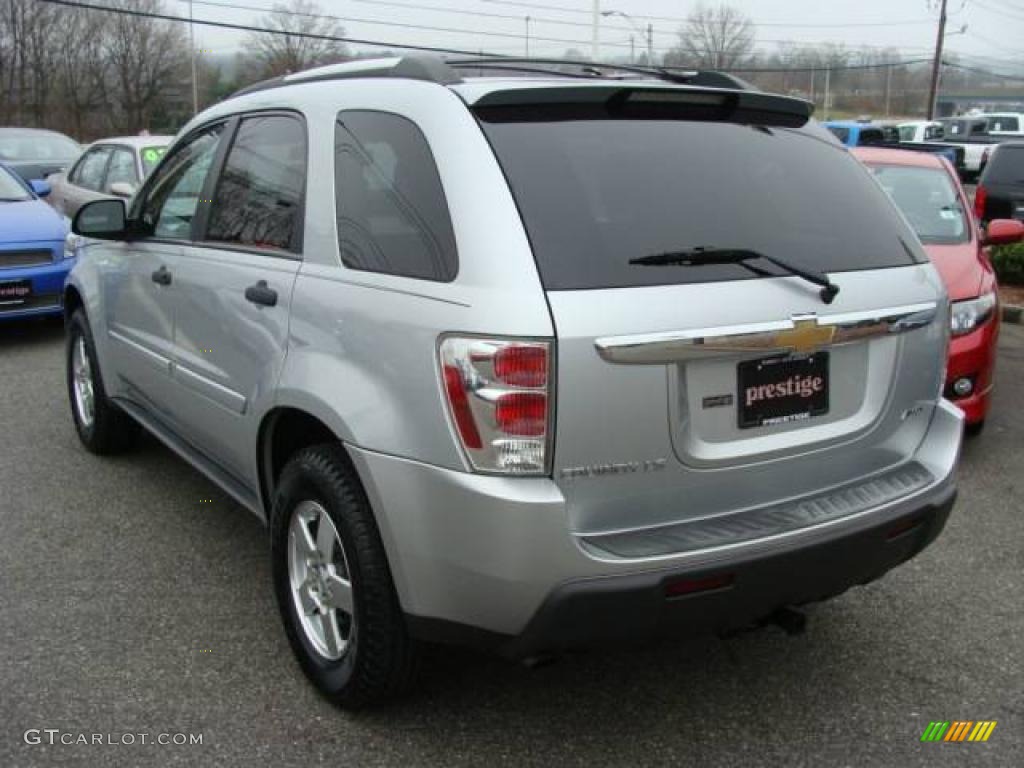 2005 Equinox LS AWD - Galaxy Silver Metallic / Light Gray photo #4