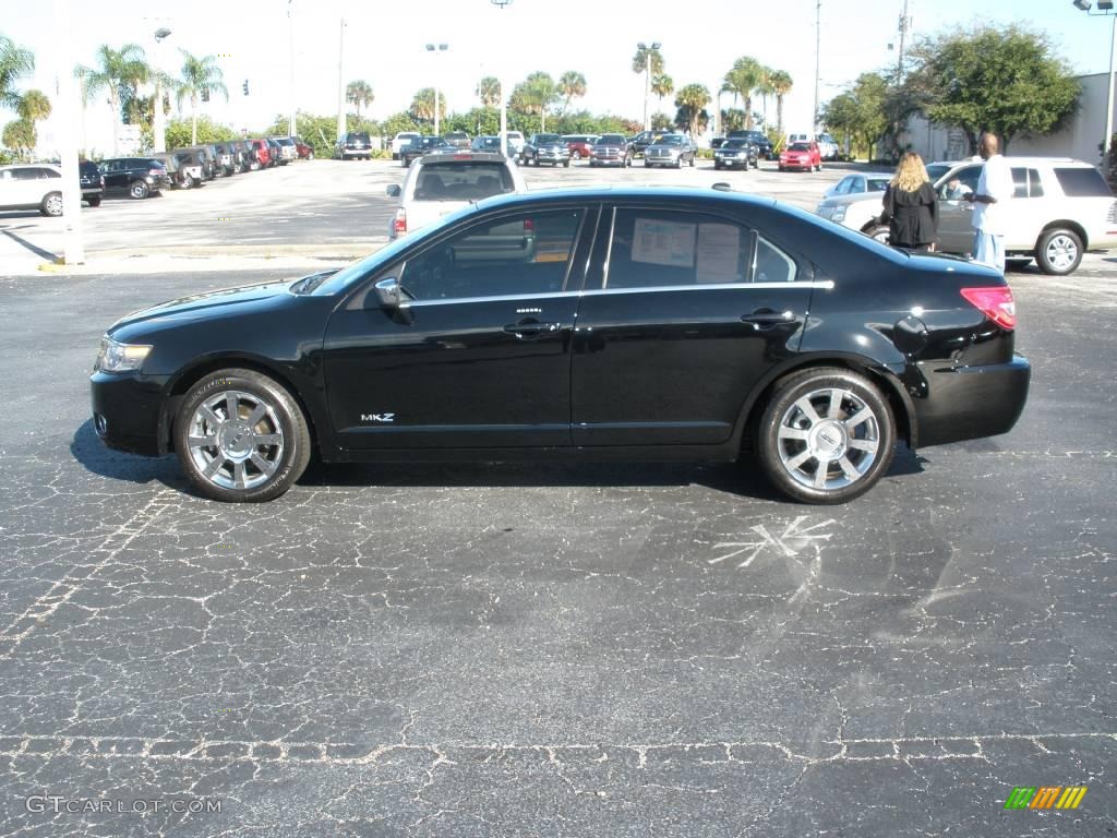 2008 MKZ Sedan - Black / Sand photo #3