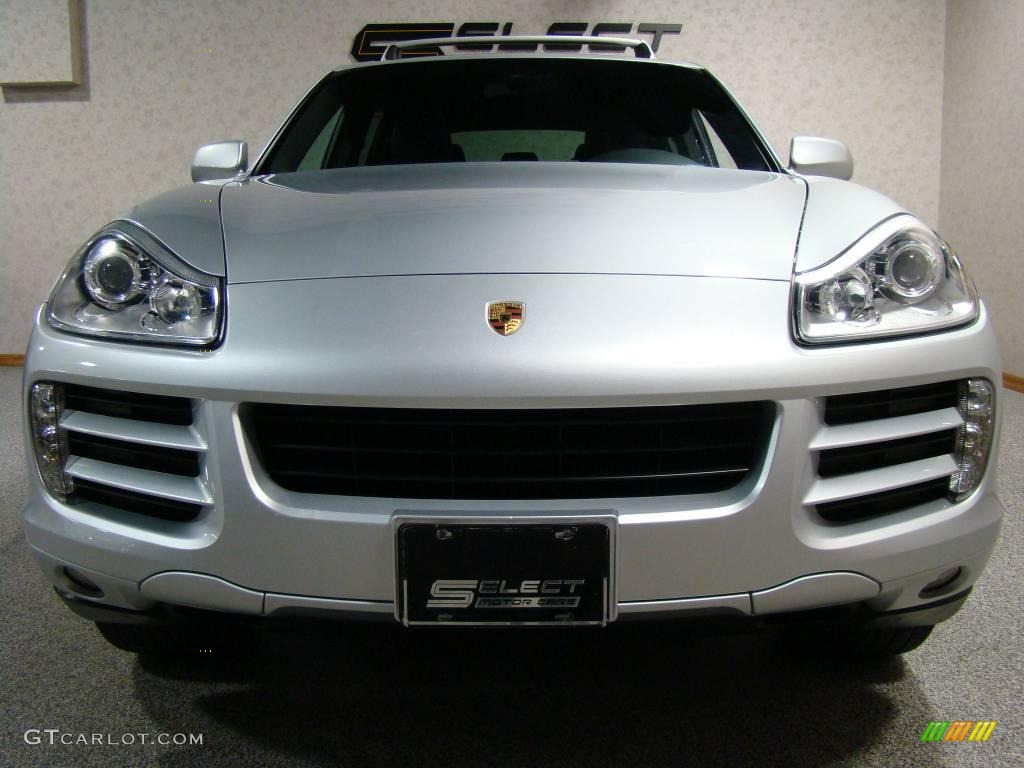 2008 Cayenne S - Crystal Silver Metallic / Black photo #3