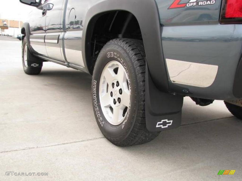 2006 Silverado 1500 LT Extended Cab 4x4 - Blue Granite Metallic / Tan photo #8