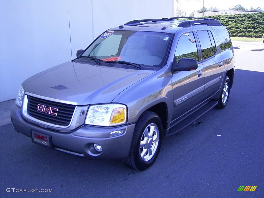 2005 Envoy XL SLT 4x4 - Steel Grey Metallic / Light Gray photo #1