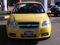 2007 Summer Yellow Chevrolet Aveo LS Sedan  photo #2