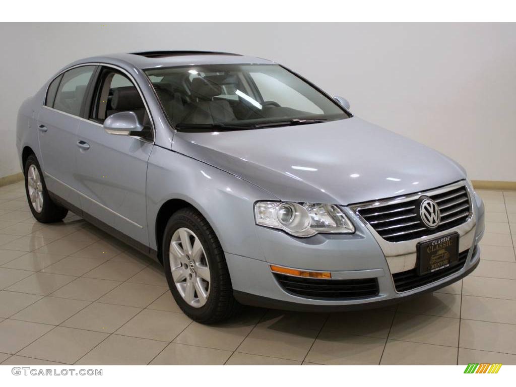 2006 Passat 2.0T Sedan - Arctic Blue Silver / Classic Grey photo #1