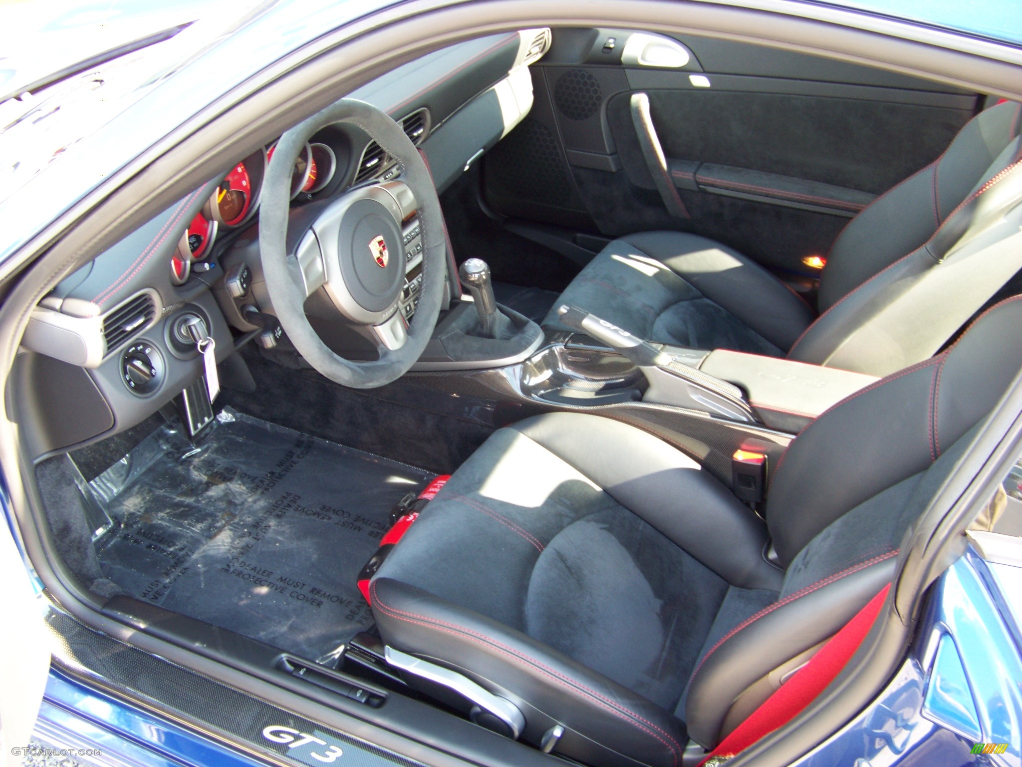 2007 911 GT3 - Cobalt Blue Metallic / Black w/Alcantara photo #8