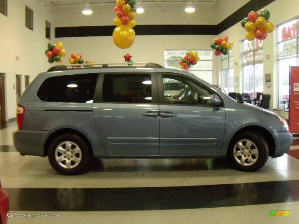 2008 Sedona LX - Glacier Blue Metallic / Beige photo #6