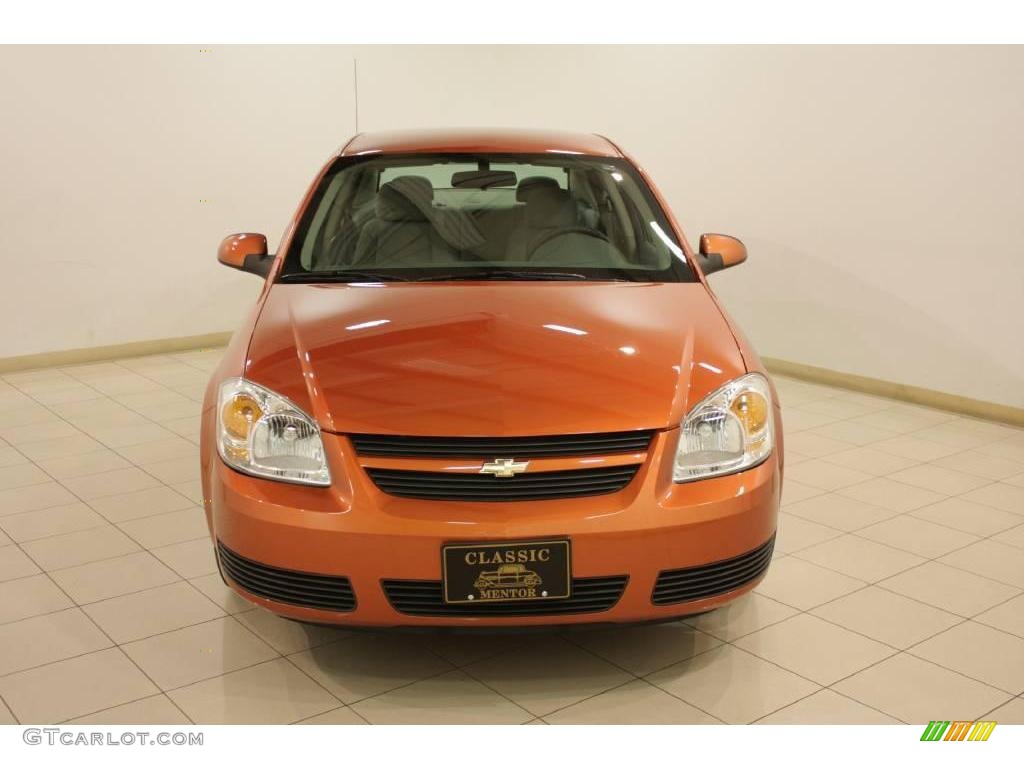 2007 Cobalt LT Sedan - Sunburst Orange Metallic / Gray photo #2