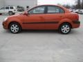 Sunset Orange - Rio LX Sedan Photo No. 3