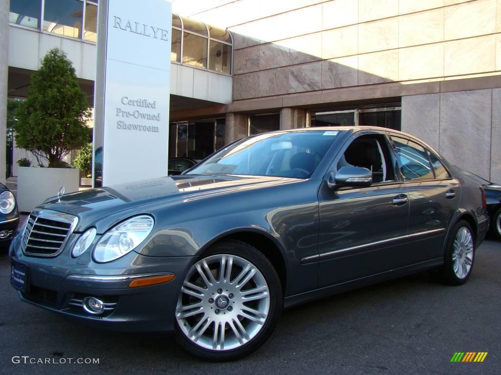 2008 E 350 4Matic Sedan - Flint Grey Metallic / Black photo #1