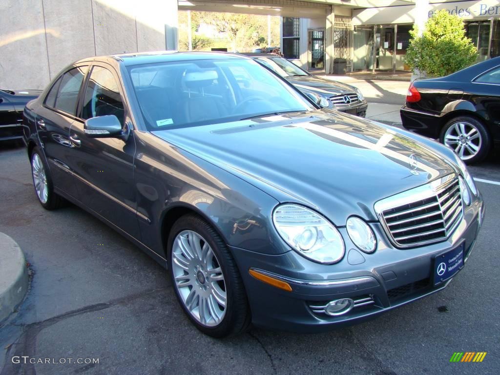 2008 E 350 4Matic Sedan - Flint Grey Metallic / Black photo #3