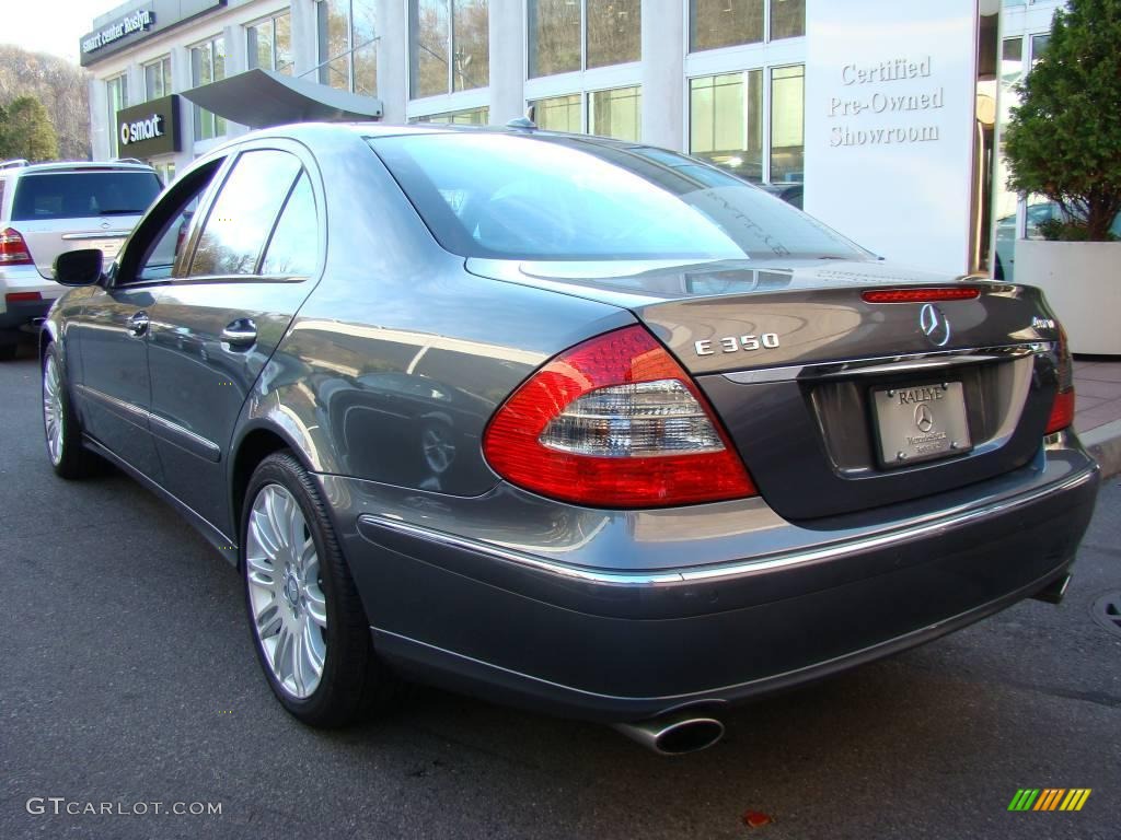 2008 E 350 4Matic Sedan - Flint Grey Metallic / Black photo #5