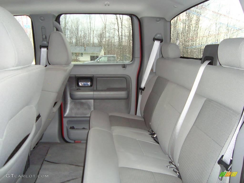 2005 F150 XLT SuperCrew 4x4 - Bright Red / Medium Flint/Dark Flint Grey photo #12