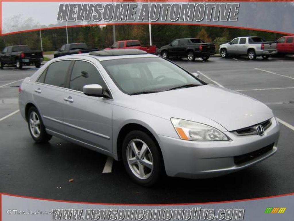 2003 Satin Silver Metallic Honda Accord Ex-l Sedan #22308672 Photo #15 