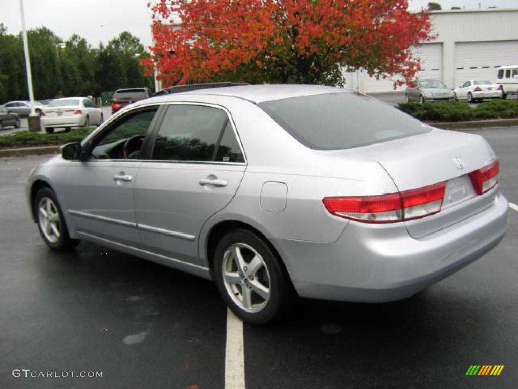 2003 Accord EX-L Sedan - Satin Silver Metallic / Black photo #2