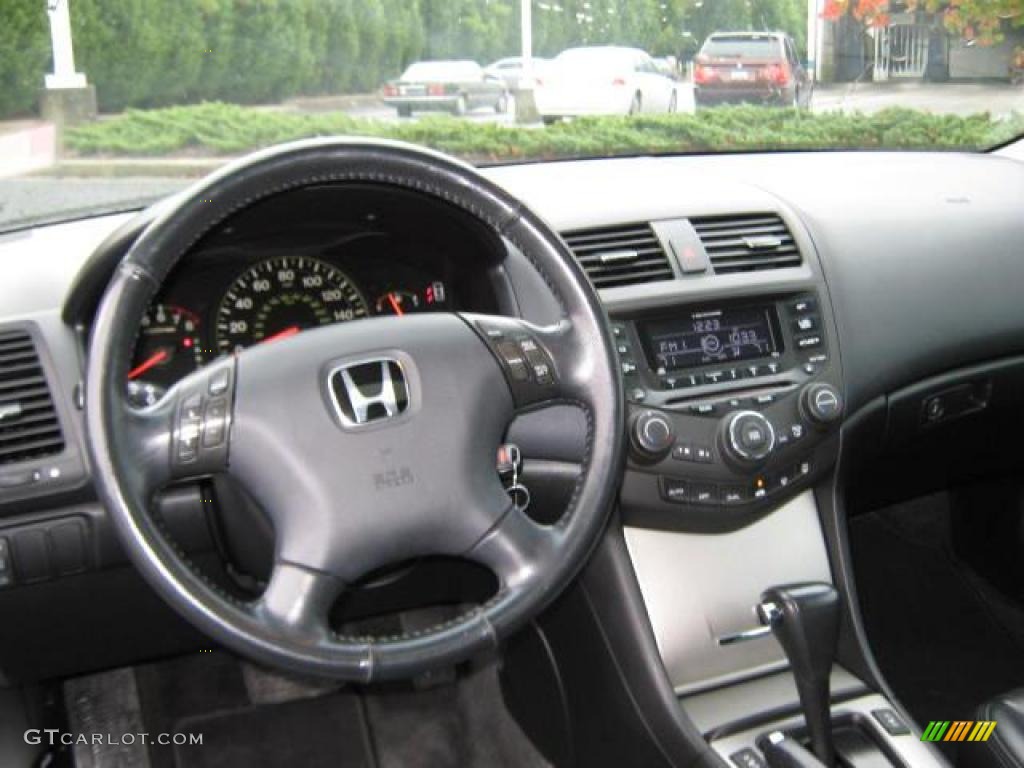 2003 Accord EX-L Sedan - Satin Silver Metallic / Black photo #6