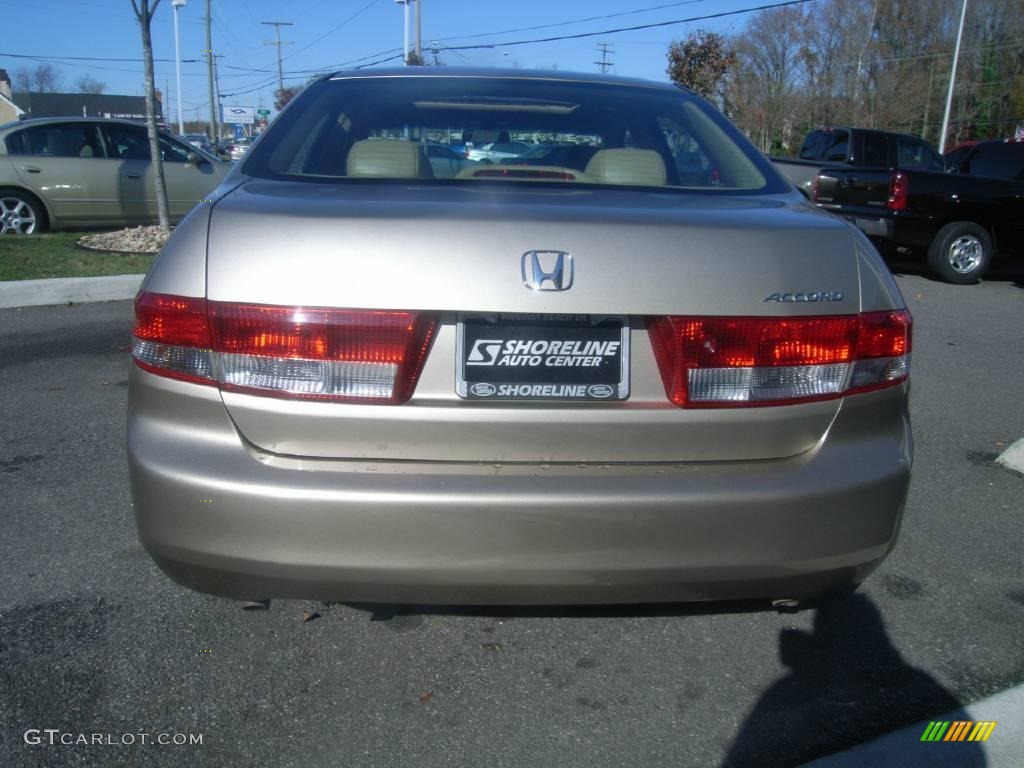 2003 Accord EX V6 Sedan - Desert Mist Metallic / Ivory photo #5