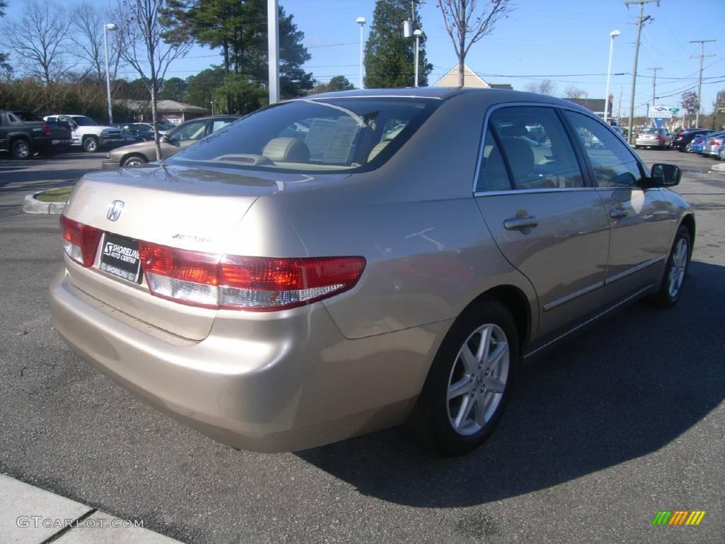 2003 Accord EX V6 Sedan - Desert Mist Metallic / Ivory photo #6