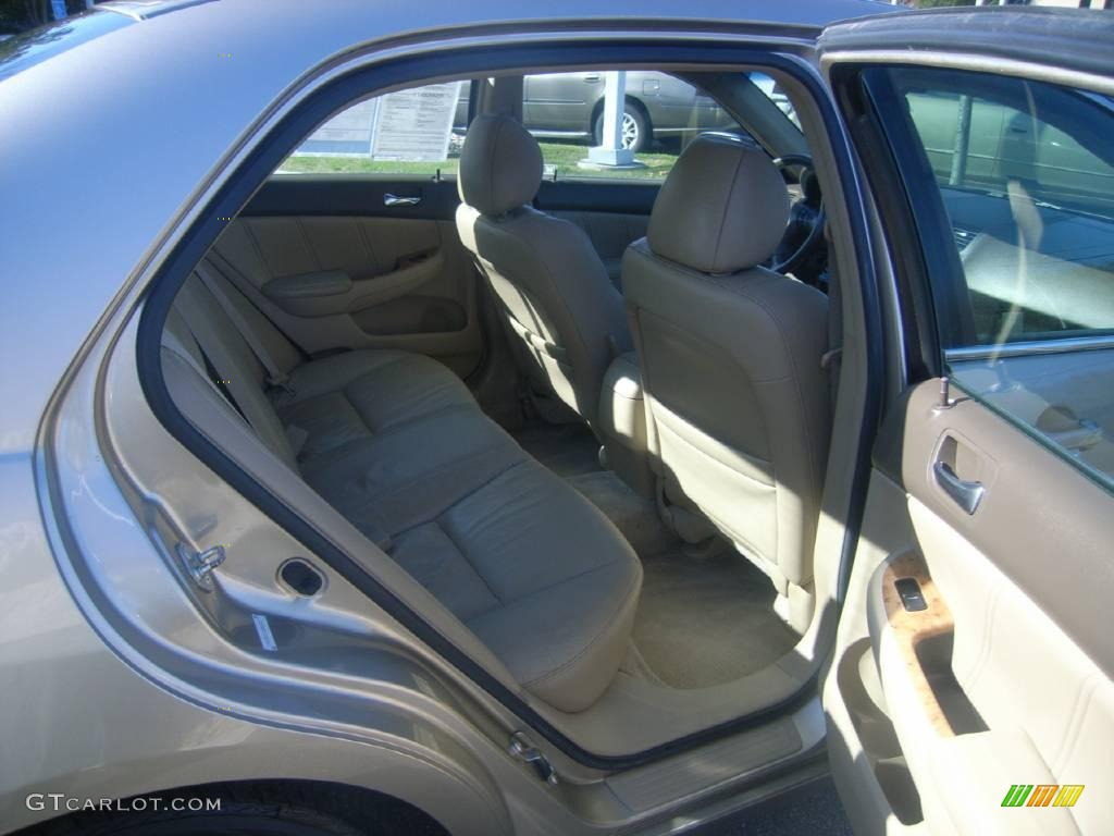 2003 Accord EX V6 Sedan - Desert Mist Metallic / Ivory photo #14