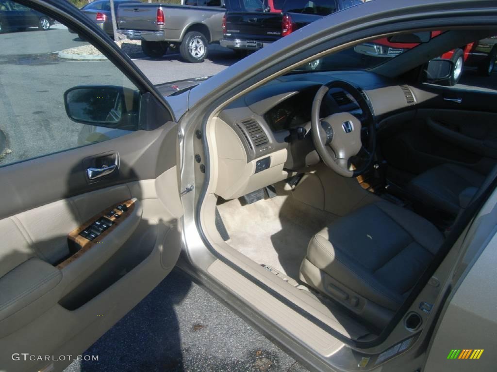 2003 Accord EX V6 Sedan - Desert Mist Metallic / Ivory photo #16
