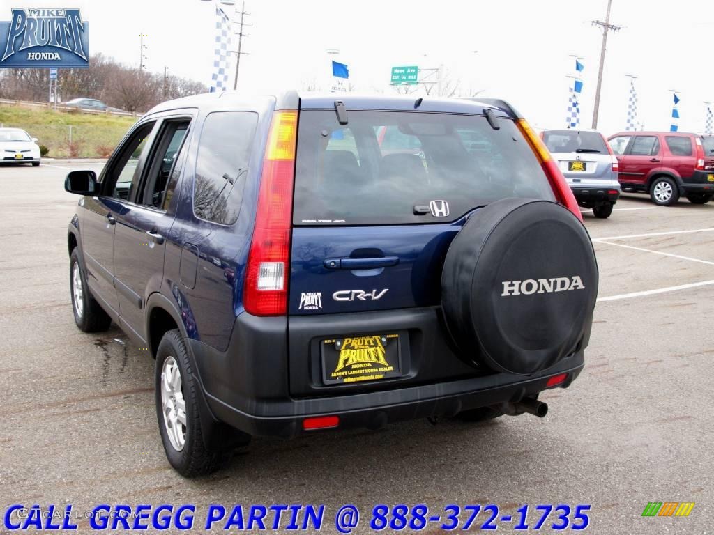 2003 CR-V EX 4WD - Eternal Blue Pearl / Black photo #2
