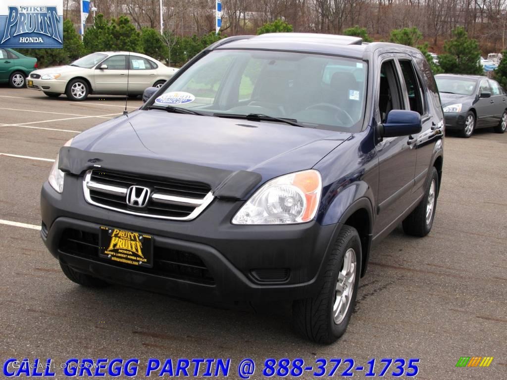 2003 CR-V EX 4WD - Eternal Blue Pearl / Black photo #3