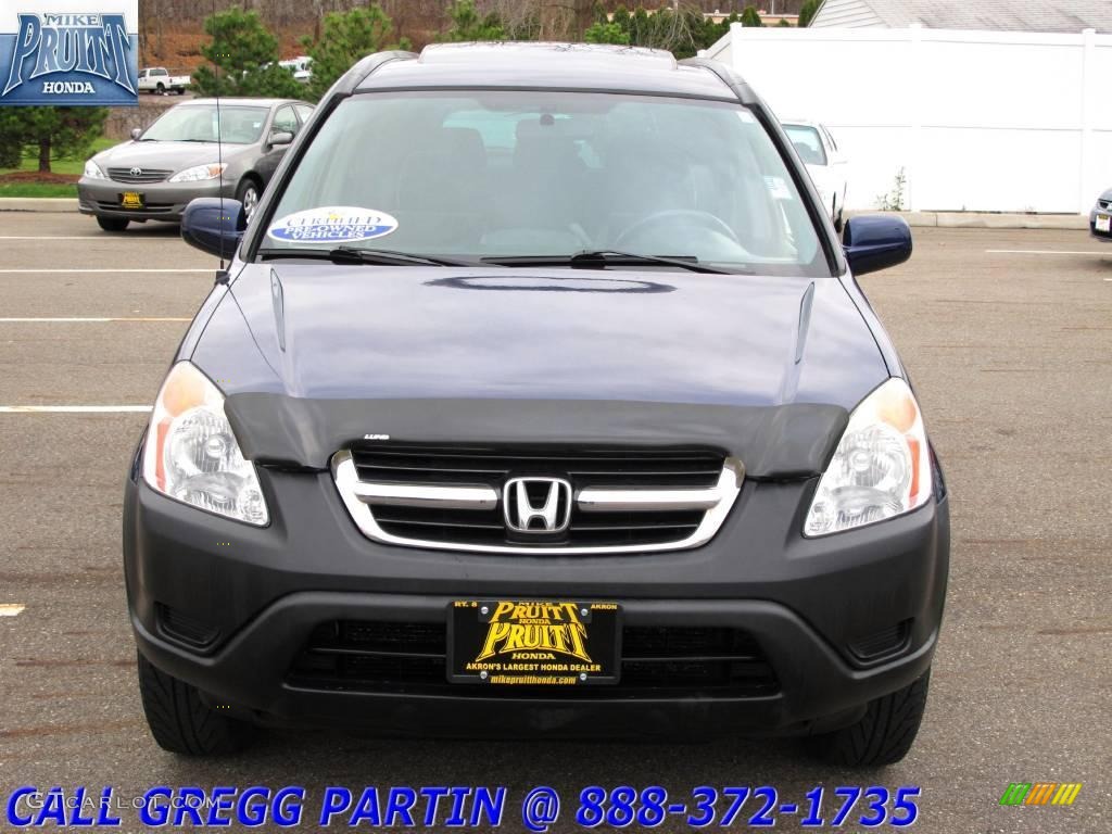 2003 CR-V EX 4WD - Eternal Blue Pearl / Black photo #4