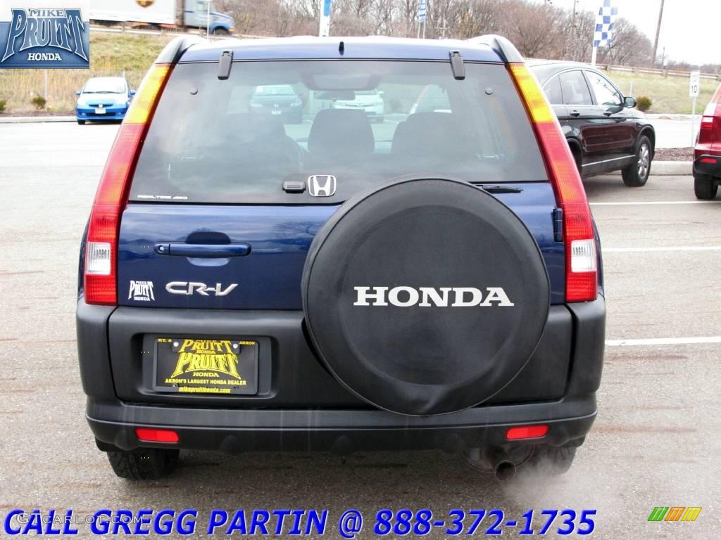 2003 CR-V EX 4WD - Eternal Blue Pearl / Black photo #8