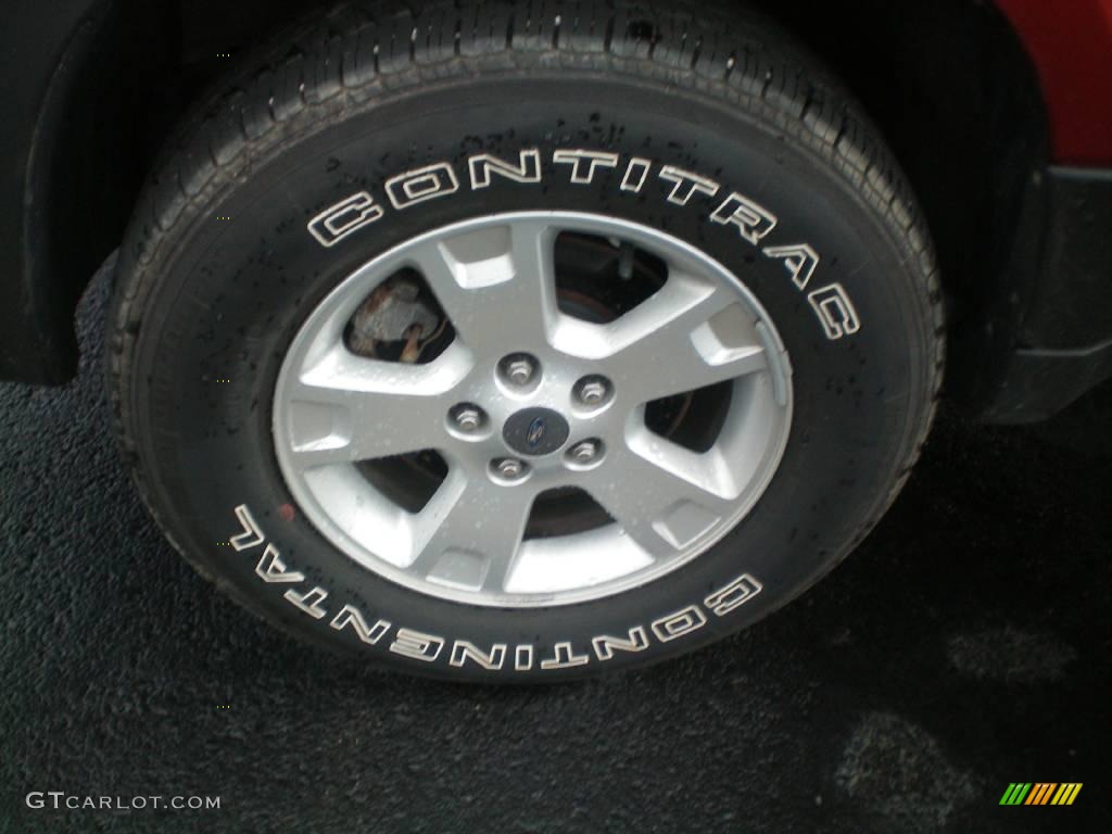 2006 Escape XLT V6 4WD - Redfire Metallic / Medium/Dark Pebble photo #24