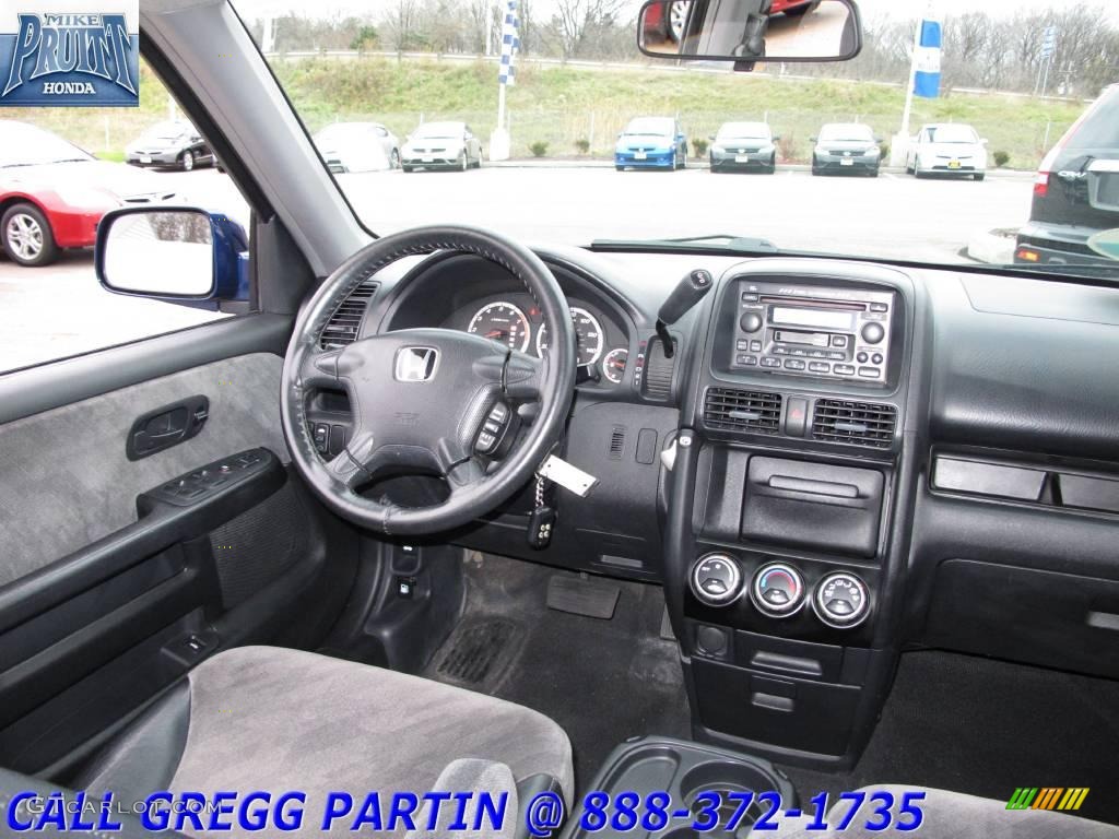 2003 CR-V EX 4WD - Eternal Blue Pearl / Black photo #17