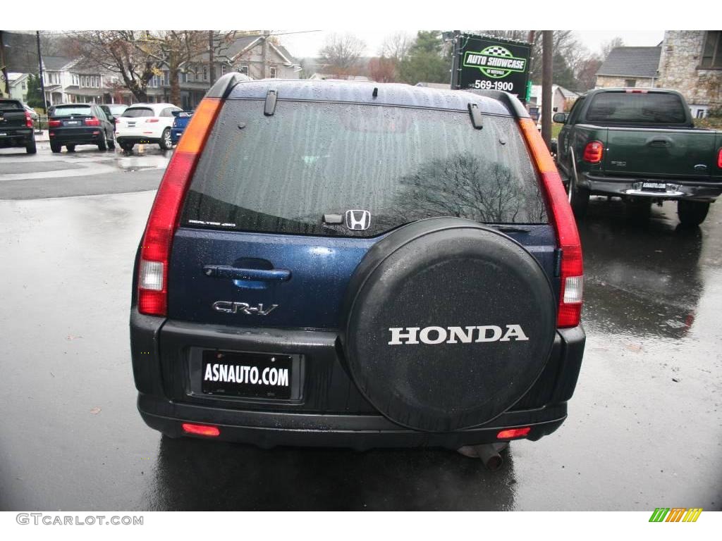 2003 CR-V EX 4WD - Eternal Blue Pearl / Black photo #4