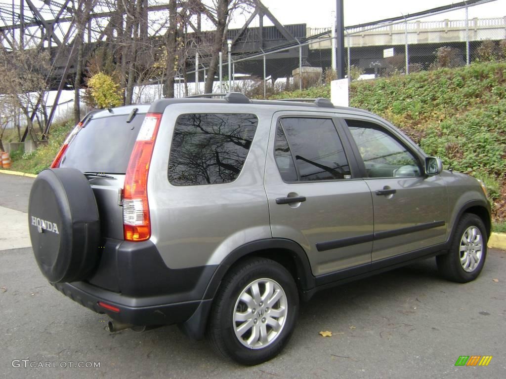 2005 CR-V EX 4WD - Silver Moss Metallic / Black photo #9