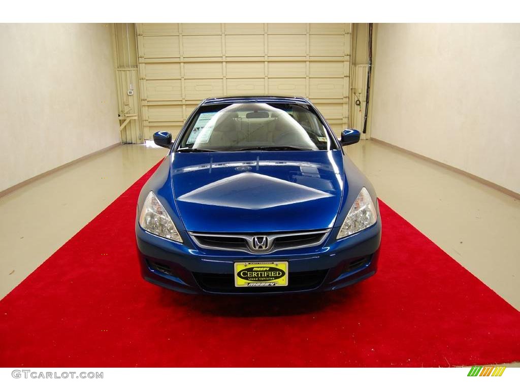 2006 Accord EX Coupe - Sapphire Blue Pearl / Ivory photo #2